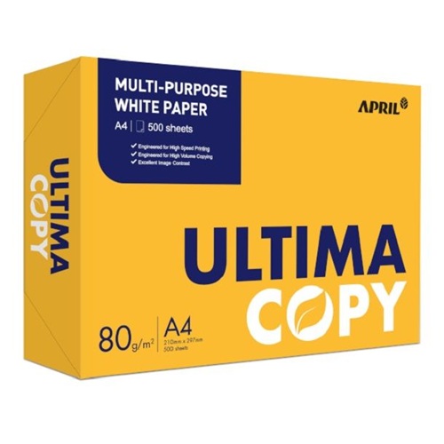 Папір офісний А4 80г/м2 500 арк.(клас B) (5) (ULTIMA COPY) ТМ APRIL